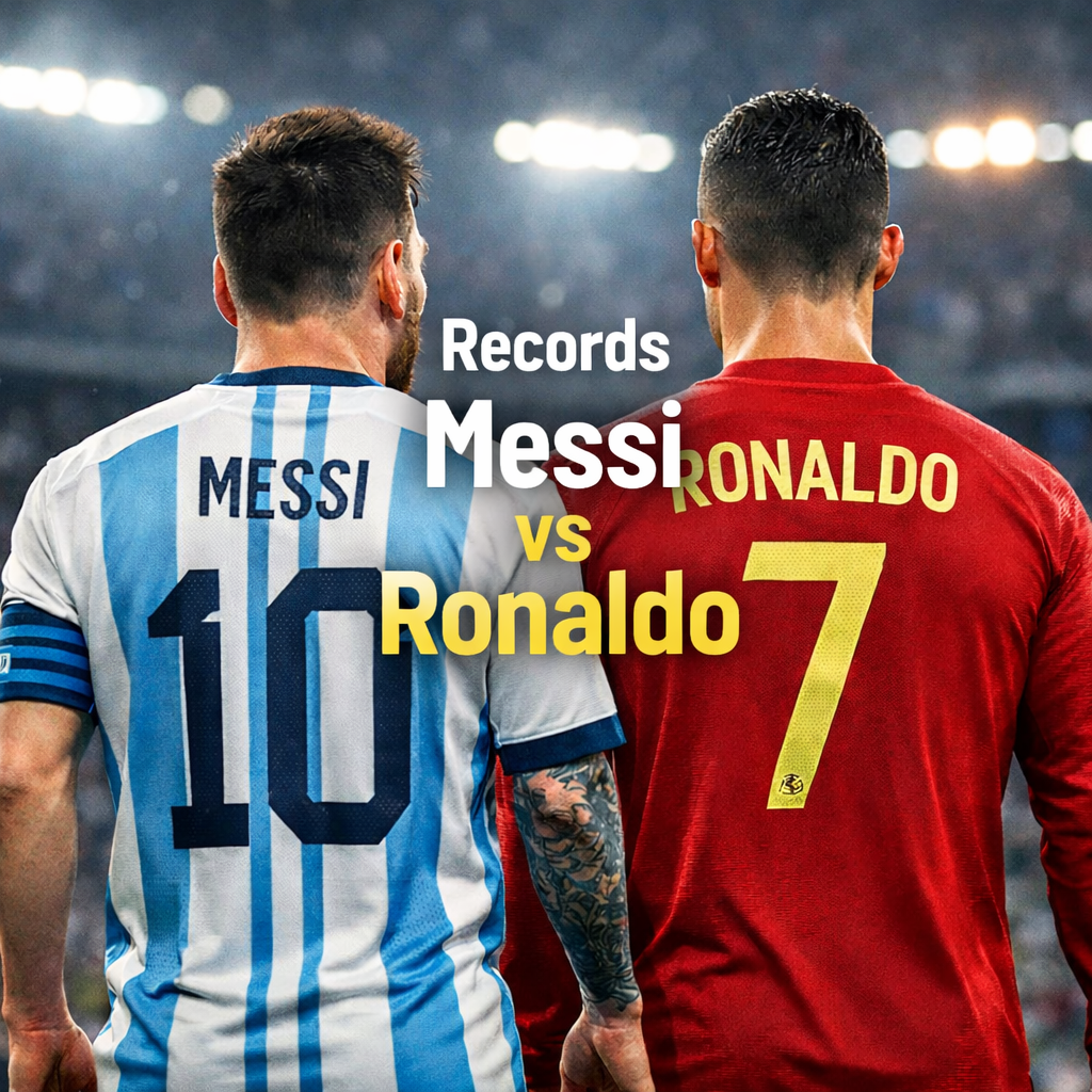 Messi vs Ronaldo records