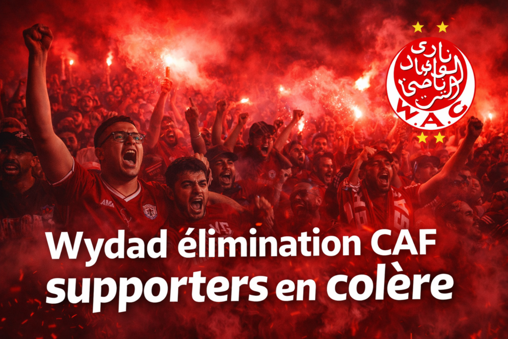 Wydad élimination CAF supporters en colère