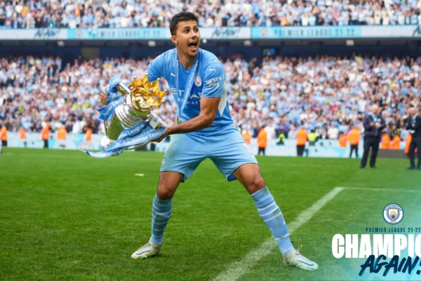 Rodri Real Madrid trophée Premier League Manchester City