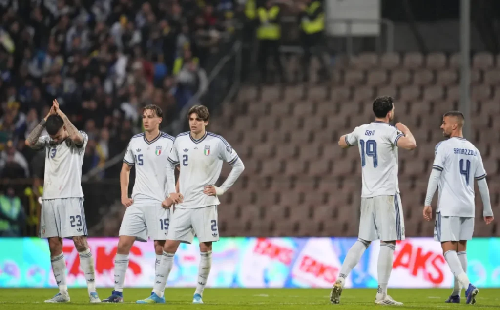 Italie gouvernement coupables match Nazionale crise 2026