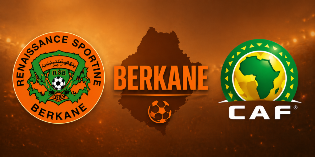 👉 Suspension Hamza El Moussaoui RS Berkane CAF logos officiels